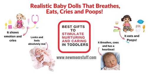 realistic baby dolls that pee and poop