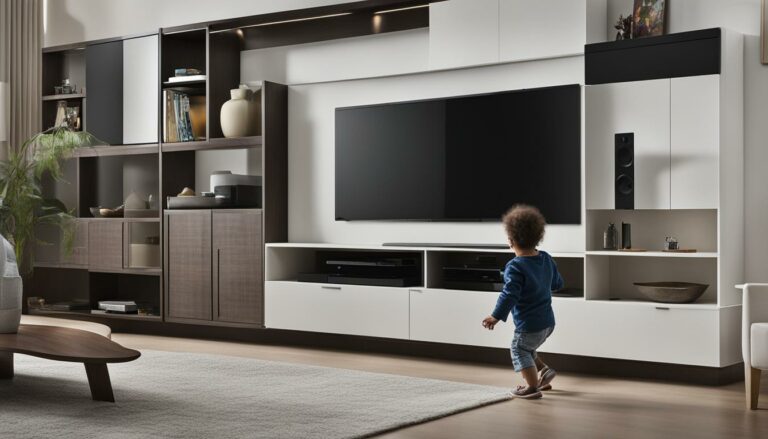 Baby Proofing Entertainment Center