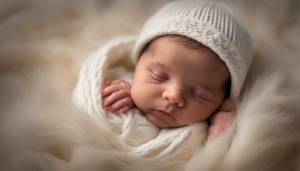 Newborn photography composition